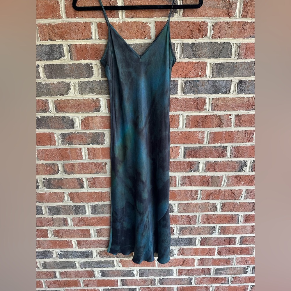Aritzia Wilfred Tie-Dye Midi Slip Dress | Size XXS - Picture 2 of 8